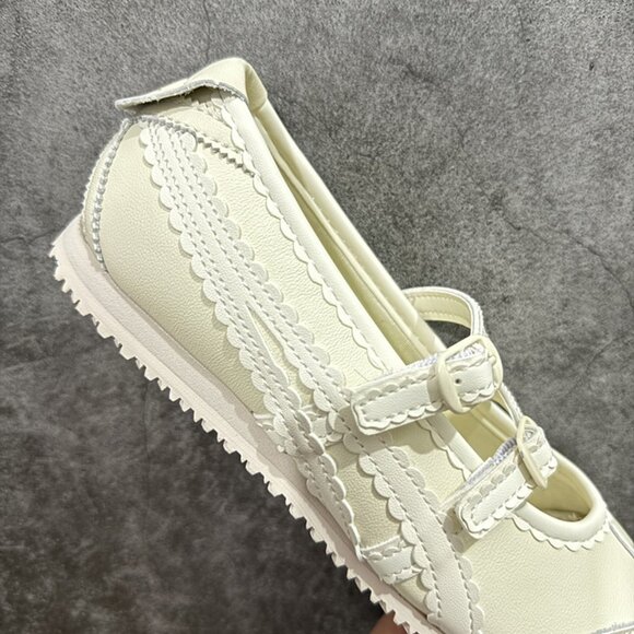 Onitsuka Tiger Mexico 66 Cream Mary Jane Sneakers - Picture 7 of 9